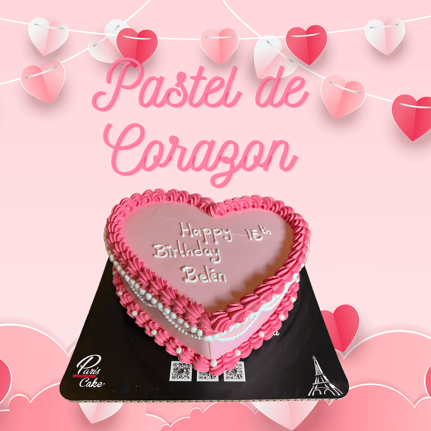 Pastel Especial De Corazon