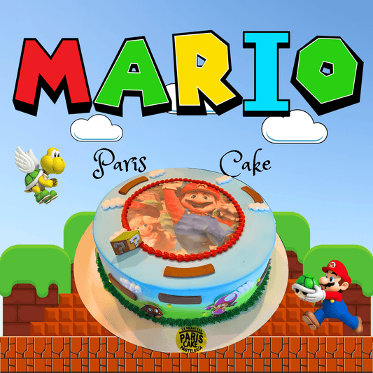 Pastel Personalizado de Mario Bros,con Foto Personalizada